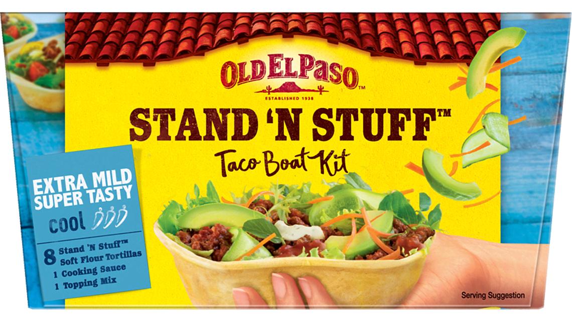 8 Extra Mild Super Tasty Cool Taco Boat Kit Sns  